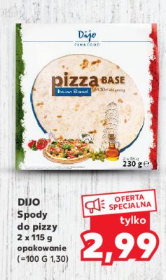 Spody do pizzy Dijo promocja