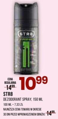 Dezodorant spray STR8 promocja w Drogerie Natura