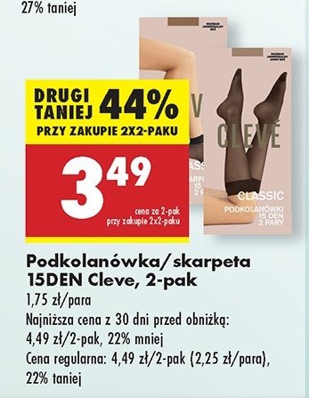 Skarpetki 15 den Cleve promocja