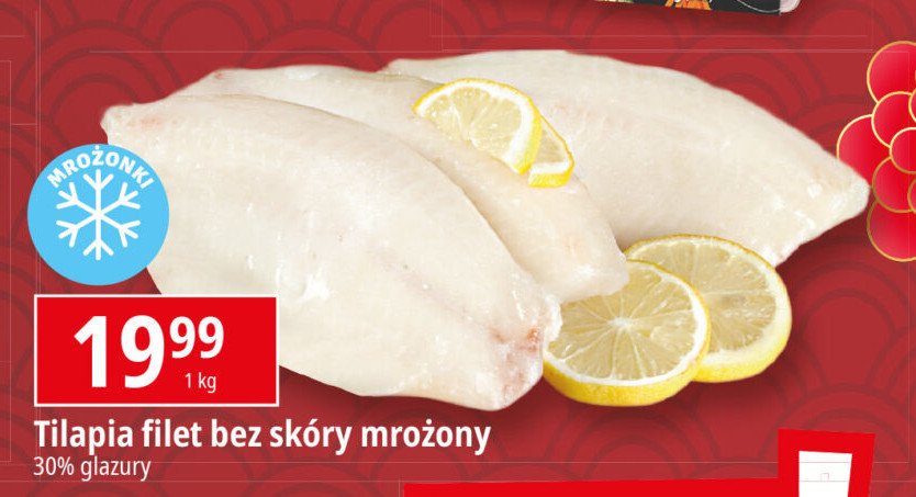 Tilapia filet bez skóry promocja