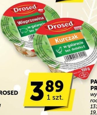Kurczak, wieprzowina w galarecie Drosed promocja w Euro Sklep