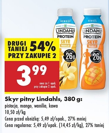 Jogurt skyr kawa Lindahls protein promocja