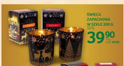 Świeca zapachowa w szkle promocja w Selgros