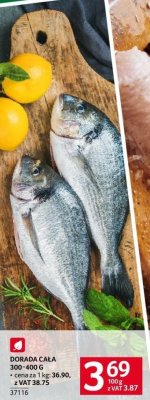 Dorada mrożona 300-400 g promocja w Selgros