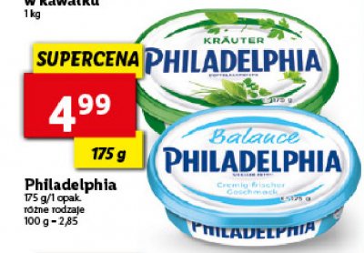 Serek kanapkowy z ziołami Philadelphia promocja