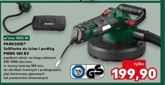 Szlifierka do ścian i podłóg 1050 w Parkside promocja