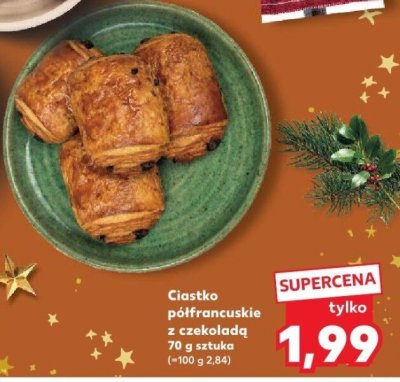 Ciastko Ciastko półfrancuskie z czekoladą promocja w Kaufland