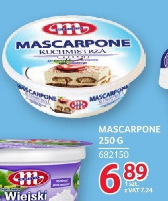 Mascarpone Mlekovita 250g promocja w Selgros