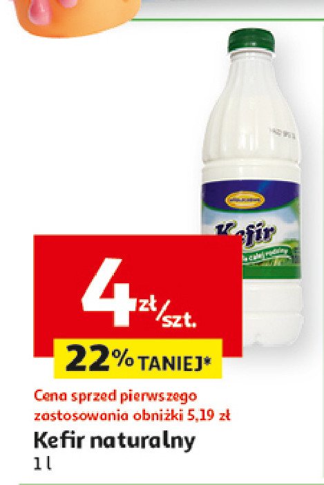 Kefir naturalny Włoszczowa promocja w Auchan