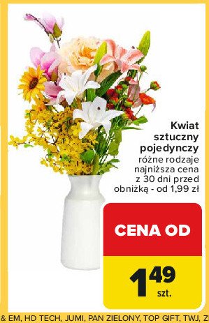 Kwiat pojedynczy promocja