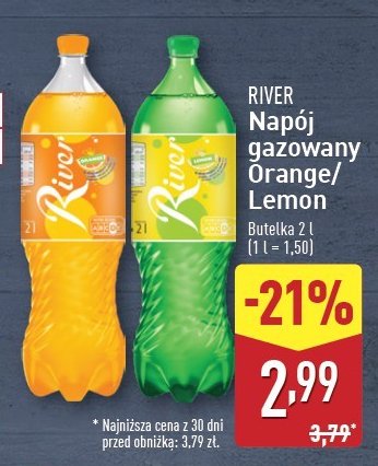 Napój lemon River promocja