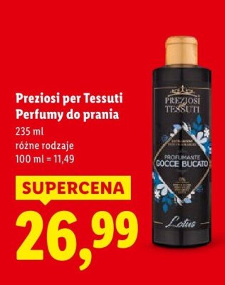 Preziosi per Tessuti Perfumy do prania promocja w Lidl