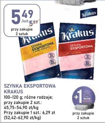 Szynka eksportowa Krakus promocja w Stokrotka