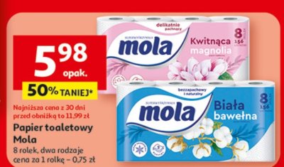 Papier toaletowy Mola promocja w Auchan