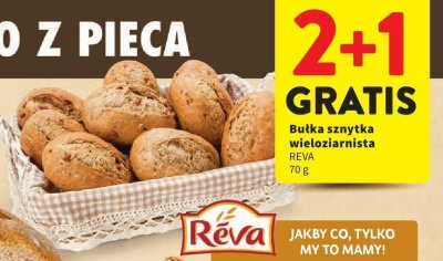 Bułka sznytka wieloziarnista Reva promocja w Intermarche