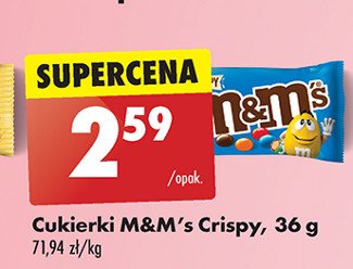 Draże crispy M&m's promocja w Biedronka