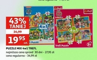 Puzzle mix 4w1 Trefl promocja w bi1