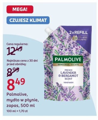 Mydło w płynie Palmolive, mydło w płynie, zapas, 500 ml promocja w Rossmann