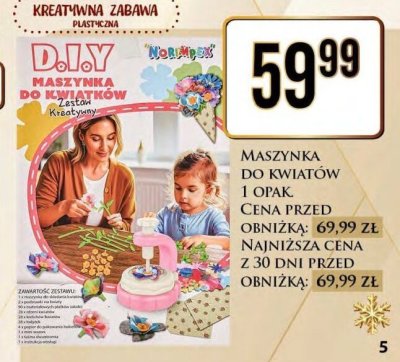 Maszynka do kwiatów D.I.Y promocja w Dino