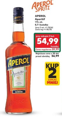 Aperitif Aperol Spritz promocja w Kaufland