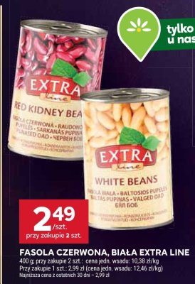 Fasola czerwona, biała Extra Line promocja w Stokrotka