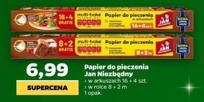 Papier do pieczenia w rolce promocja w Netto