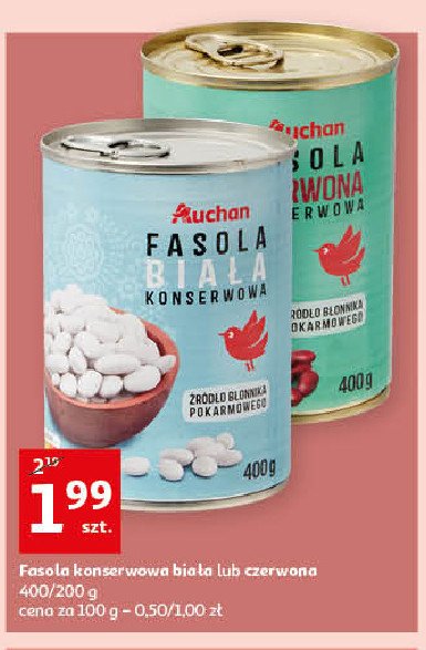 Fasola biała Auchan promocje