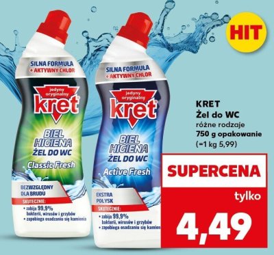 Żel do WC różne rodzaje promocja w Kaufland