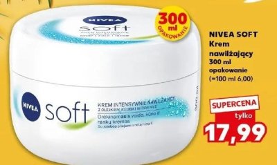 Krem do twarzy i cia艂a intensywnie nawil偶aj膮cy Nivea soft promocja