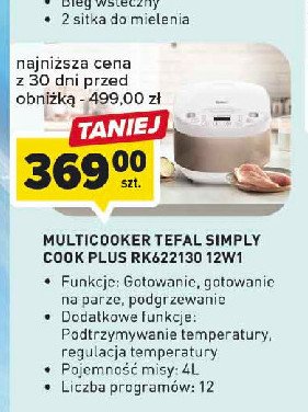 Multicooker simply cook plus rk622130 Tefal promocja
