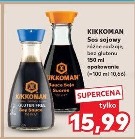 Sos sojowy dyspenser Kikkoman promocja