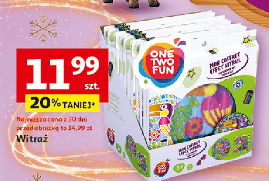 Witraż One two fun promocja