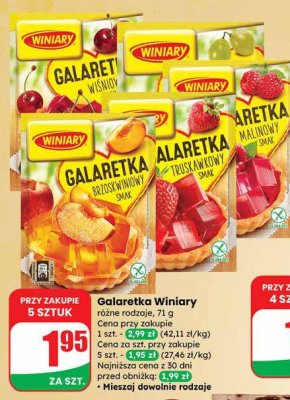 Galaretka Winiary promocja w Dino