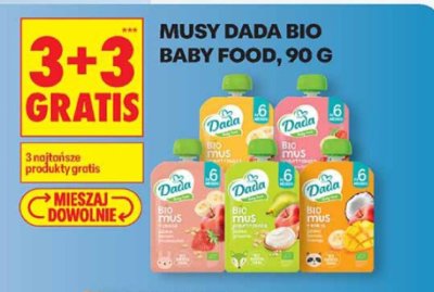 Musy Dada Bio Baby Food, 90 g promocja w Biedronka