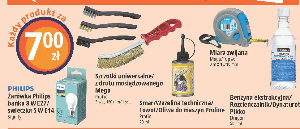 Szczotka uniwersalna 180 mm Profix promocja