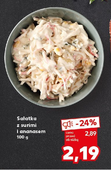 Sałatka surimi z ananasem promocja