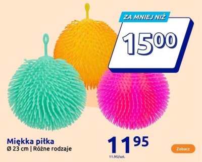 Zabawka Miękka piłka Ø 23 cm | Różne rodzaje promocja w Action