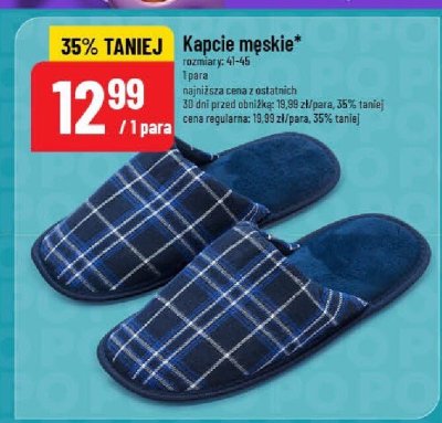 Kapcie m臋skie promocja w POLOmarket