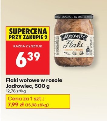 Flaki wołowe w rosole  promocja w Biedronka