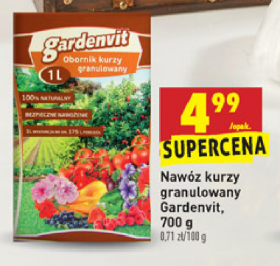 Naw贸z kurzy granulowany Gardenvit promocja