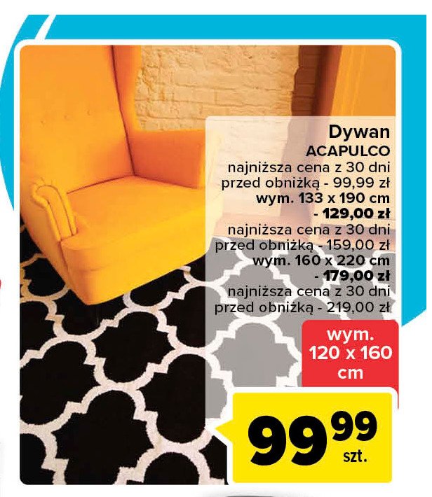 Dywan acapulco 133 x 190 cm promocja