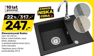 Zlewozmywak Rodos promocja w Bricomarche