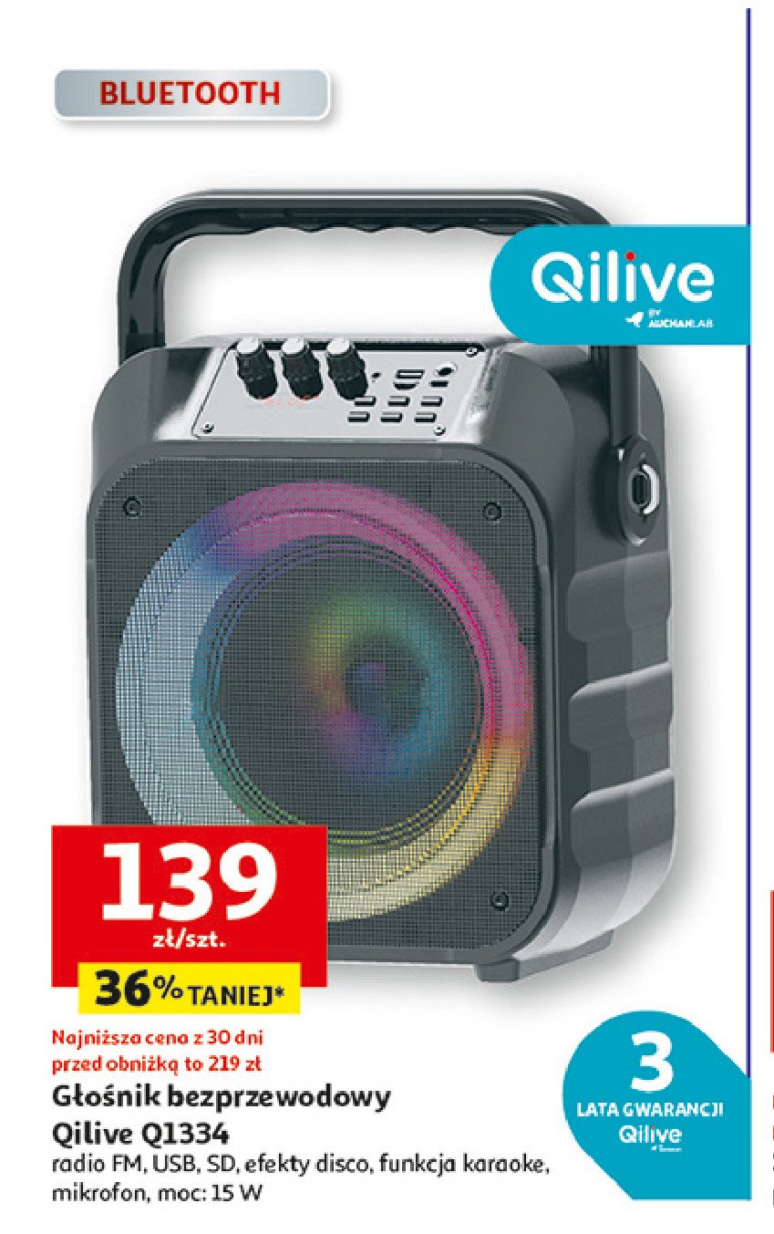 Głośnik q1334 Qilive promocja