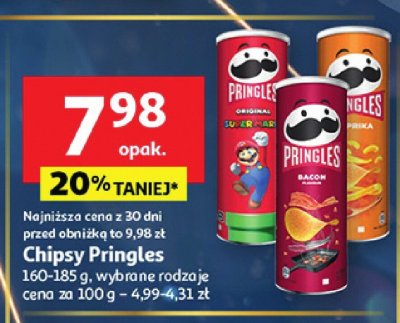 Chipsy Pringles promocja w Auchan