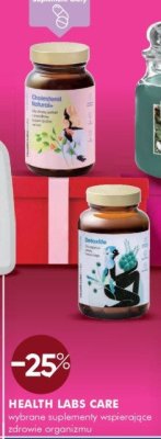 Suplementy wspierające zdrowie organizmu HEALTH LABS CARE promocja w Super-Pharm