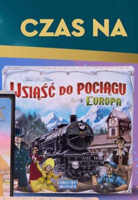 Gra planszowa Wsiąść do pociągu: Europa promocja w Biedronka