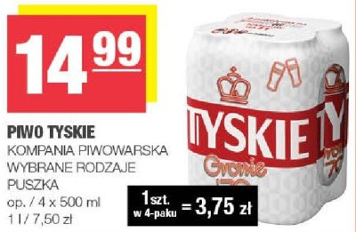 Piwo promocja w SPAR