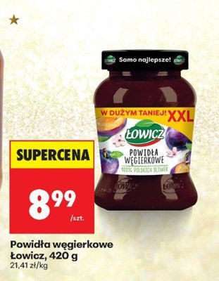 Powidła węgierkowe 420 g promocja w Biedronka
