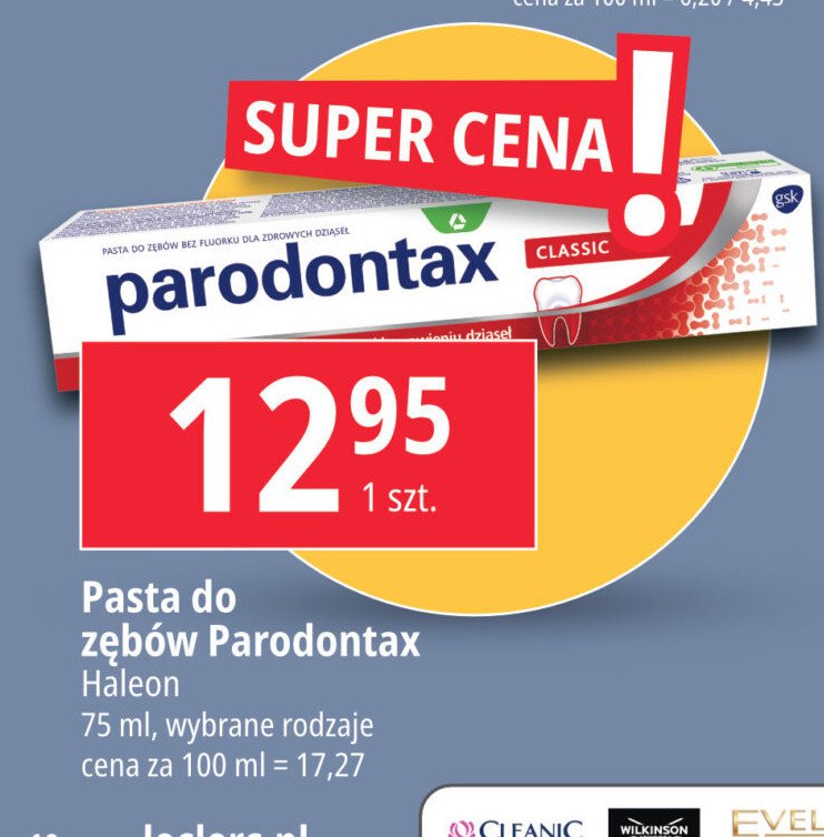 Pasta do zębów Parodontax classic promocja