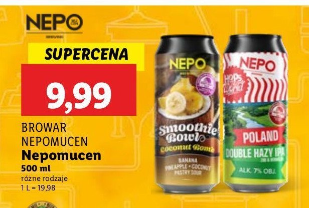Piwo Nepomucen hops & more promocja